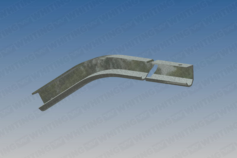 1` Horizontal Track - 11` Radius - 40 Degree - Roadside